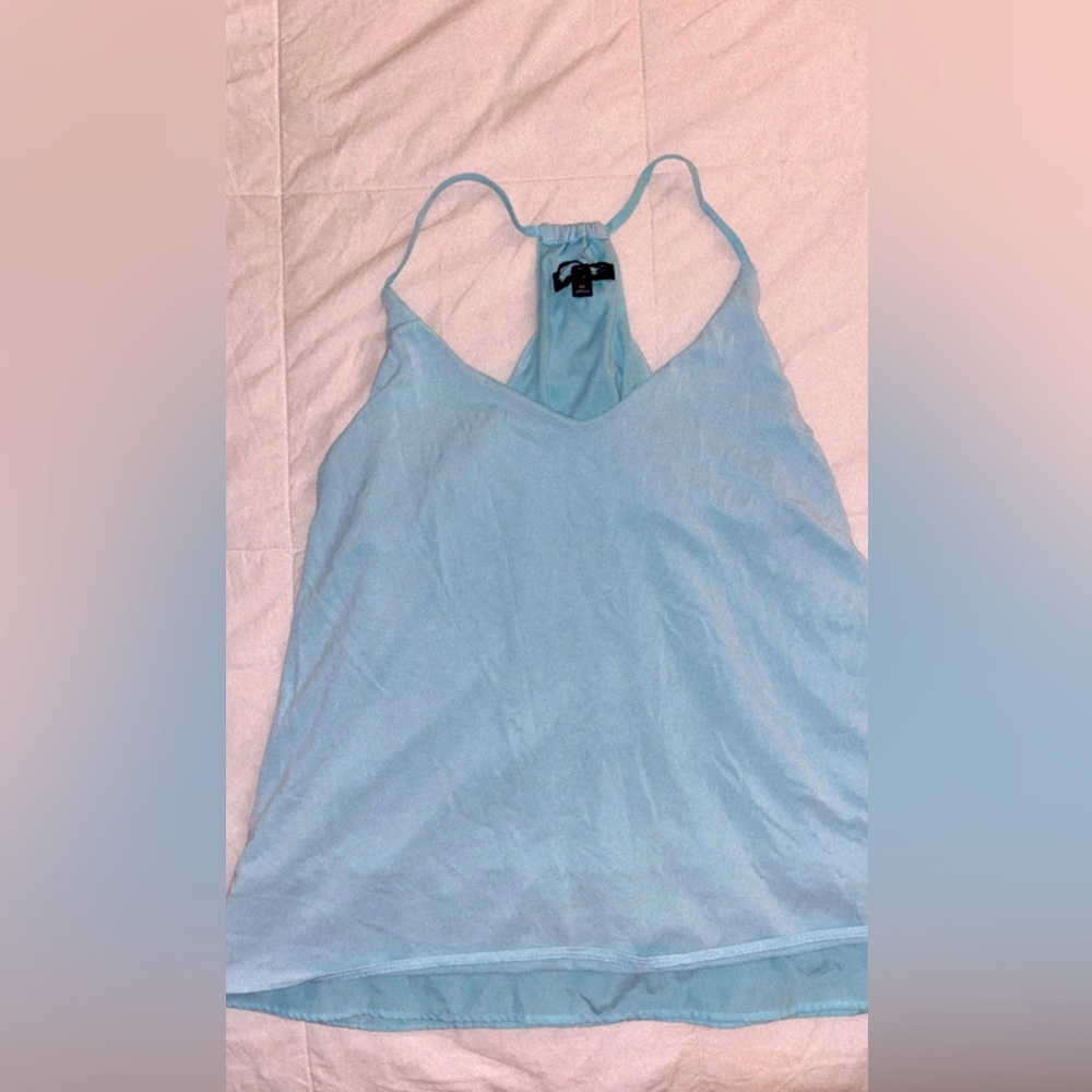 Women's Light Blue Halter Top